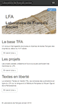 Mobile Screenshot of francaisancien.net