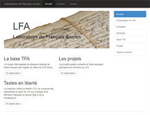 Tablet Screenshot of francaisancien.net